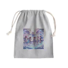 anazawaの白き翼、黒き翼。その手に抱くは愛しの君! Mini Drawstring Bag