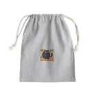 あにぽよのぽて黒猫 Mini Drawstring Bag