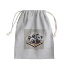 あにどっとのアイコン風 子パンダのドット Mini Drawstring Bag