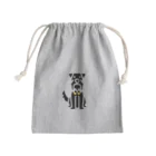 のあとバロン🐾のミニチュアシュナウザー  ブラック Mini Drawstring Bag