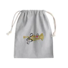 Yakoオリジナルグッズのトランペットとわたし Mini Drawstring Bag