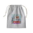 Pom-Dog'sのポメサイエンティスト Mini Drawstring Bag