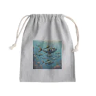 OI-ARTの海中の魚群 Mini Drawstring Bag