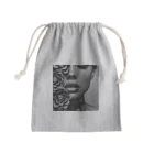 影のアートショップの花の囁き Mini Drawstring Bag