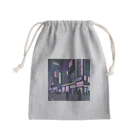 Chill_dreamのサイバーパンク風イラスト Mini Drawstring Bag