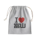 I LOVE SHOPのI LOVE 富山 Mini Drawstring Bag