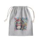 MistyStarkのペンギン犬 Mini Drawstring Bag