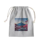 P.H.C（pink house candy）の富士山と紅葉、そして湖のグッズ Mini Drawstring Bag