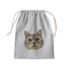 森のねこ舎のまんまる銀次郎 Mini Drawstring Bag