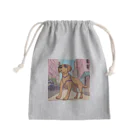 candokysの街ゆくDOG Mini Drawstring Bag