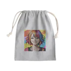 あーるじーびーとりっぷのカラフルガール　 Mini Drawstring Bag