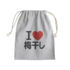 I LOVE SHOPのI LOVE 梅干し Mini Drawstring Bag