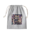 ショップ・ザ・バッジョのとってもかわいい猫❤️ Mini Drawstring Bag