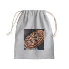 yumena_の宇宙を駆けるピザ Mini Drawstring Bag