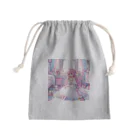adorer_のふわふわドレスの女の子 Mini Drawstring Bag