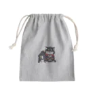 abrzziのさむらい犬 Mini Drawstring Bag