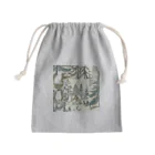 ひとやすみ　らいふの猫おかしい Mini Drawstring Bag