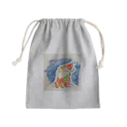 たみ★ずかんの寒がりサンタ Mini Drawstring Bag