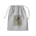 sorbericaの一筆書きネコ Mini Drawstring Bag