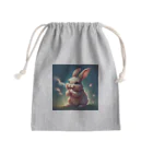 鼻かむうさぎのお願いうさぎ Mini Drawstring Bag