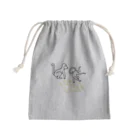 "Elegance Crew"のモンチー Mini Drawstring Bag