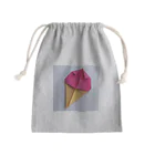 Hamatsukiのアイスクリーム（折り紙風アート） Mini Drawstring Bag