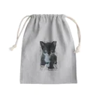 猫のひとりごとのハチワレてない末っ子くつした猫 Mini Drawstring Bag