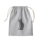 深夜の猫屋さんのしんやねこ Mini Drawstring Bag