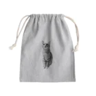 深夜の猫屋さんのしんやねこ Mini Drawstring Bag