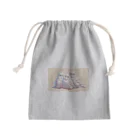 ちゅんちゅんショップの白いセキセイインコ Mini Drawstring Bag