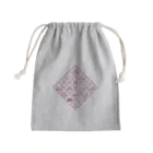 ANKO PRODUCTの和スイーツ井桁仕切 紫 Mini Drawstring Bag