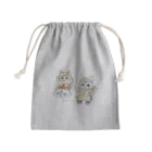 猫のきぬくんのお店のミラちゃんとウイちゃん　雪山ツアー Mini Drawstring Bag