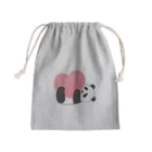 パンダむんの大きな愛を受け止めて Mini Drawstring Bag