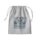 the blue seasonの冬の魔法 - 1月の妖精 Mini Drawstring Bag