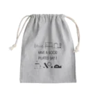 pilates_loversのHave a Good Pilates Day! Mini Drawstring Bag