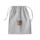 PORUPORU789の薪割りくまちゃん Mini Drawstring Bag