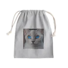 ソラトラの青目の猫 Mini Drawstring Bag