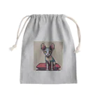 hokuhoku_karaageのいってらっしゃーいにゃん！ Mini Drawstring Bag