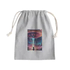 ParadigmStar　パラダイムスターのUFOに遭遇!? 不思議な猫のキャトルミューティレーション！👽🐱✨ Mini Drawstring Bag