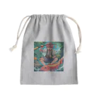 kenbenの釣り好き男子 Mini Drawstring Bag