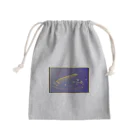 箏譜職人 織姫の箏と桜（紗綾形） Mini Drawstring Bag