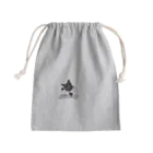 Parallel_merchの博士になった黒猫BIBI Mini Drawstring Bag