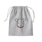 ポス山ポス夫のヤギ沢フェイス Mini Drawstring Bag