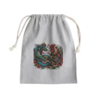 mitsu_tattooの鶏と蛇の喧嘩 Mini Drawstring Bag