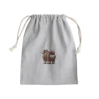 Design-LABのくまさんのおしり Mini Drawstring Bag