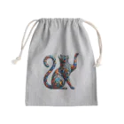 macchonのガラス猫03 Mini Drawstring Bag