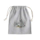 Patroの東京と猫 Mini Drawstring Bag