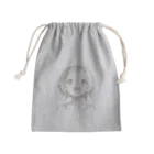 漫画風Tシャツの前世がダックスの女の子1 Mini Drawstring Bag