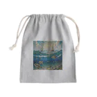 あかいはちの海の生き物 Mini Drawstring Bag