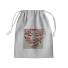 peach treeの鼻には花を Mini Drawstring Bag